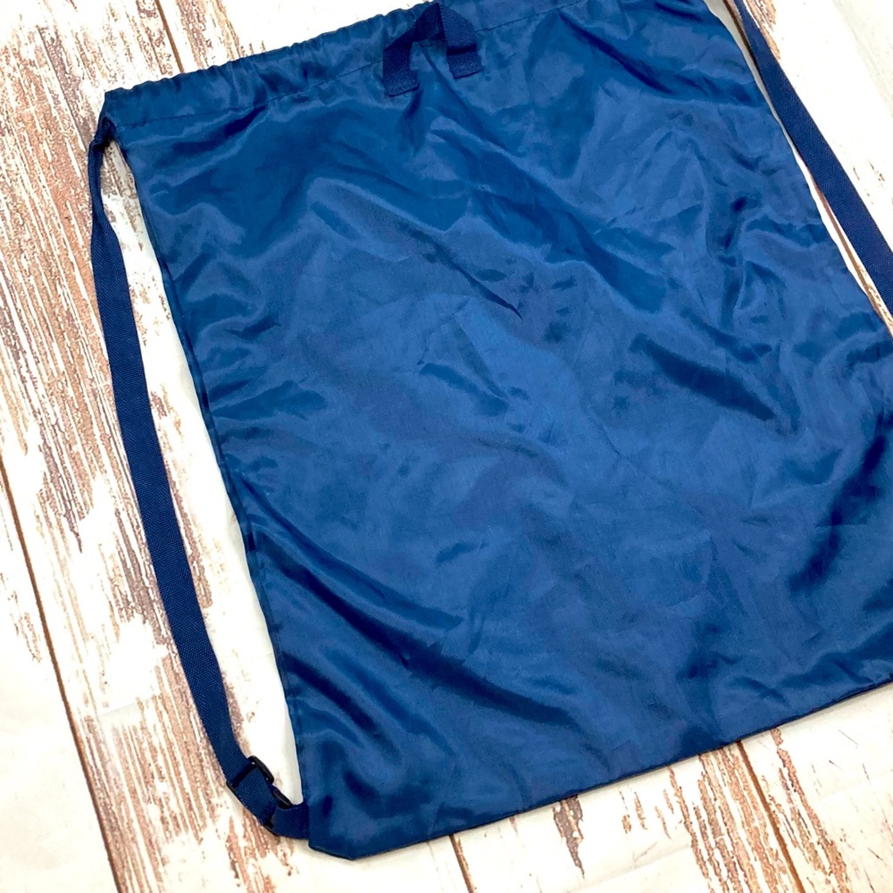Skechers Cinch Bag Navy Blue & White Backpack View 4